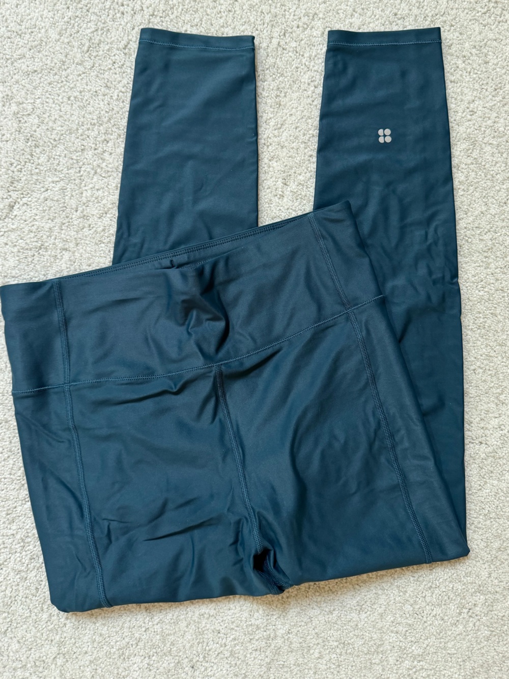Sweaty Betty Dark Teal High-Rise Leggings